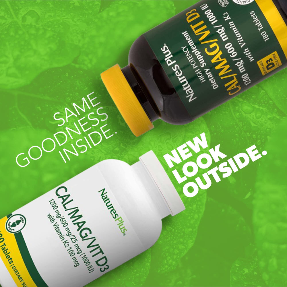 NaturesPlus bottle label highlights vegetarian gluten-free formula.