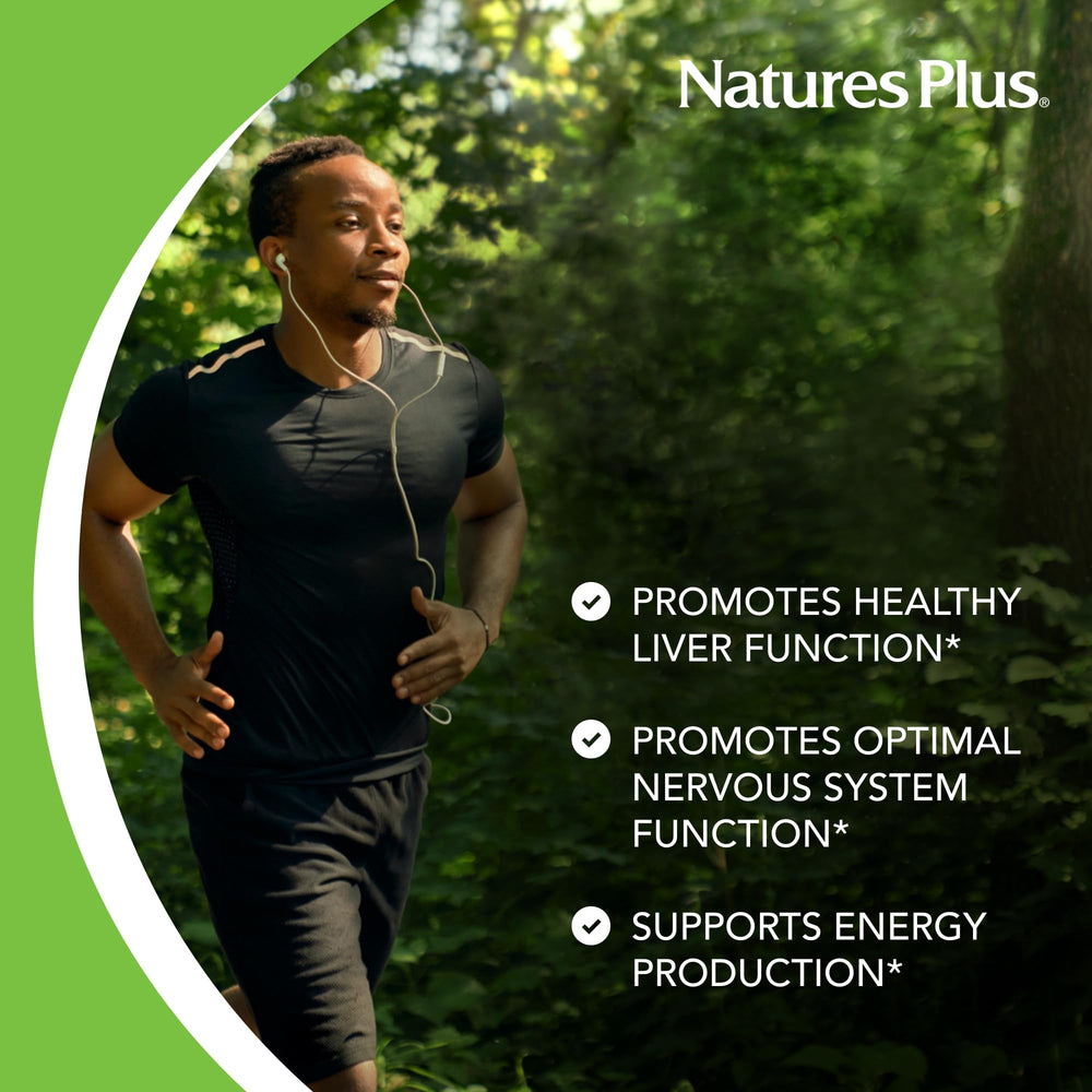 NaturesPlus Choline & Inositol pour demonstrates convenient daily dosing.