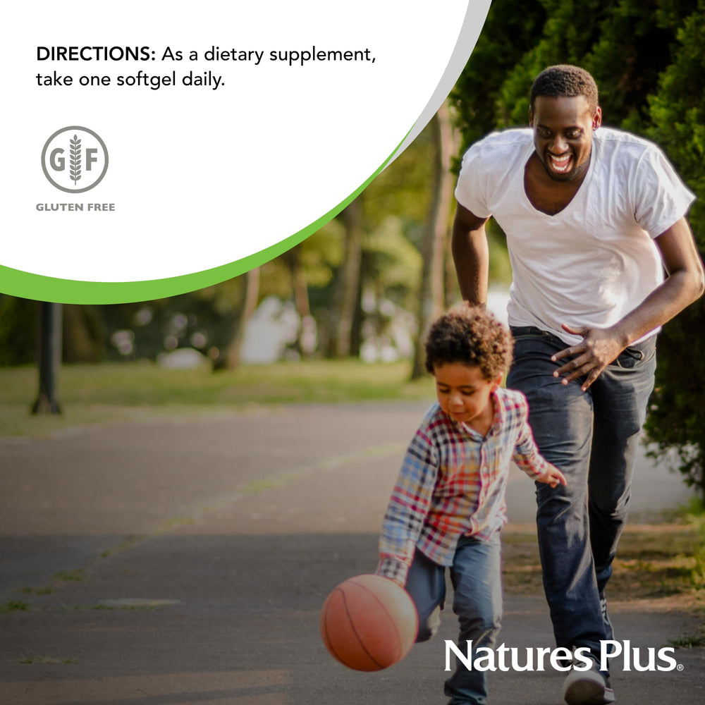 NaturesPlus eco-friendly packaging symbol signaling reduced waste