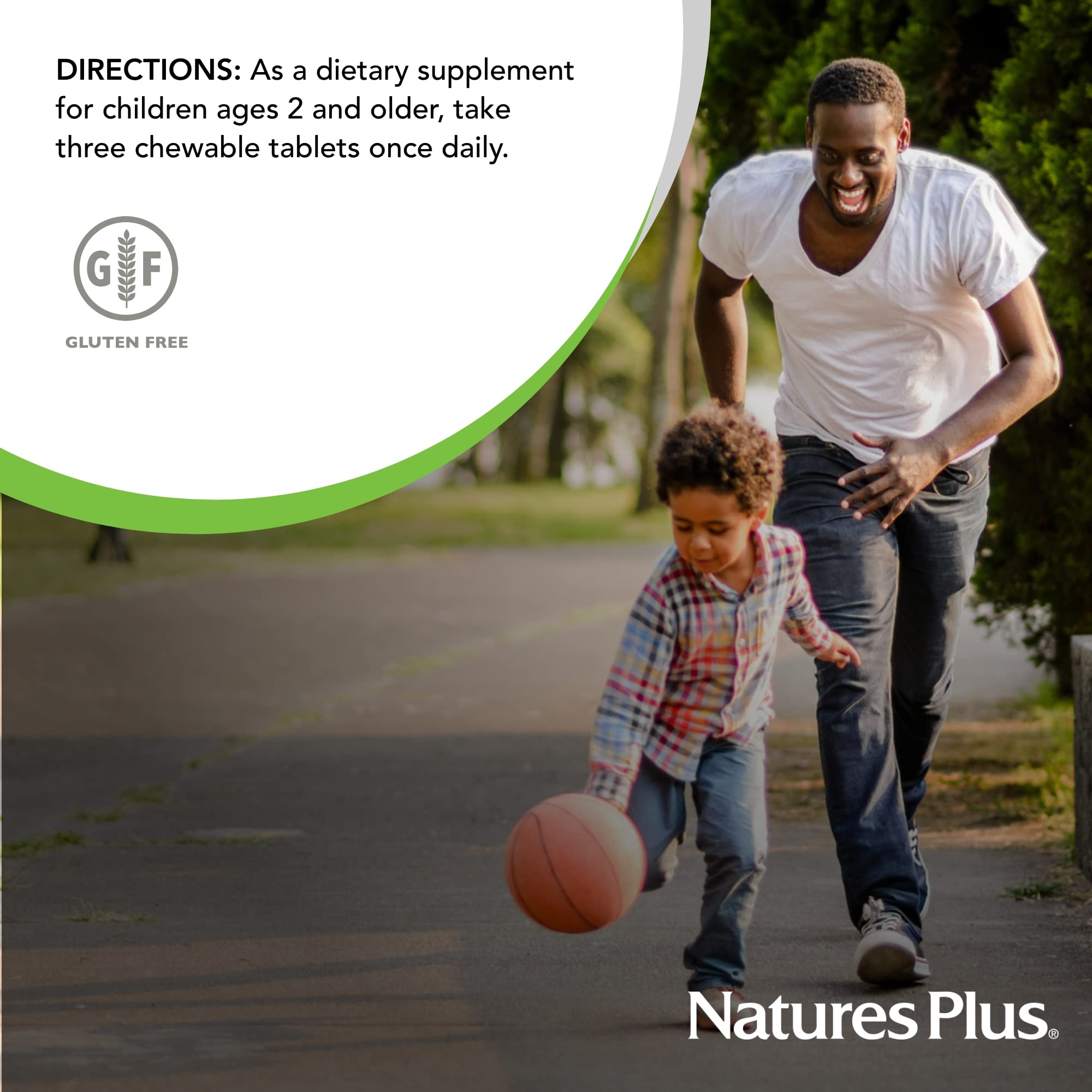 NaturesPlus eco-friendly packaging design reduces outer waste.