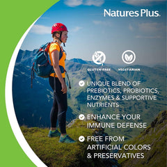 NaturesPlus GI Natural bottle being poured for convenient daily dosage