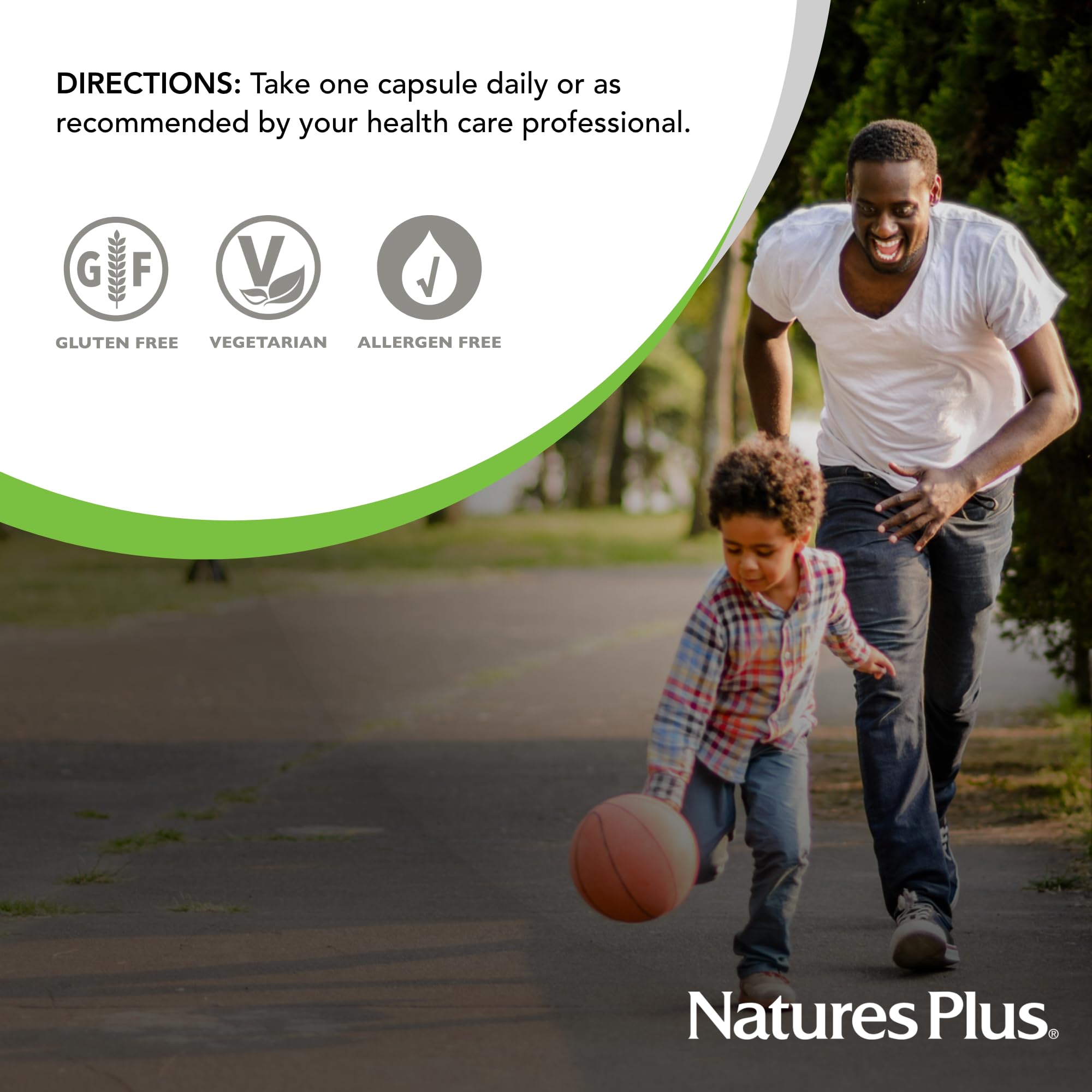 NaturesPlus Gugulipid bottle with a glass of water, convenient daily use