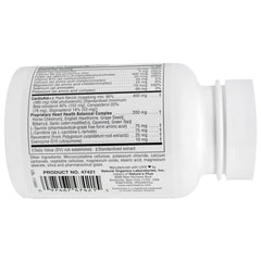 NaturesPlus Heartbeat tablets on a kitchen counter for easy daily use.