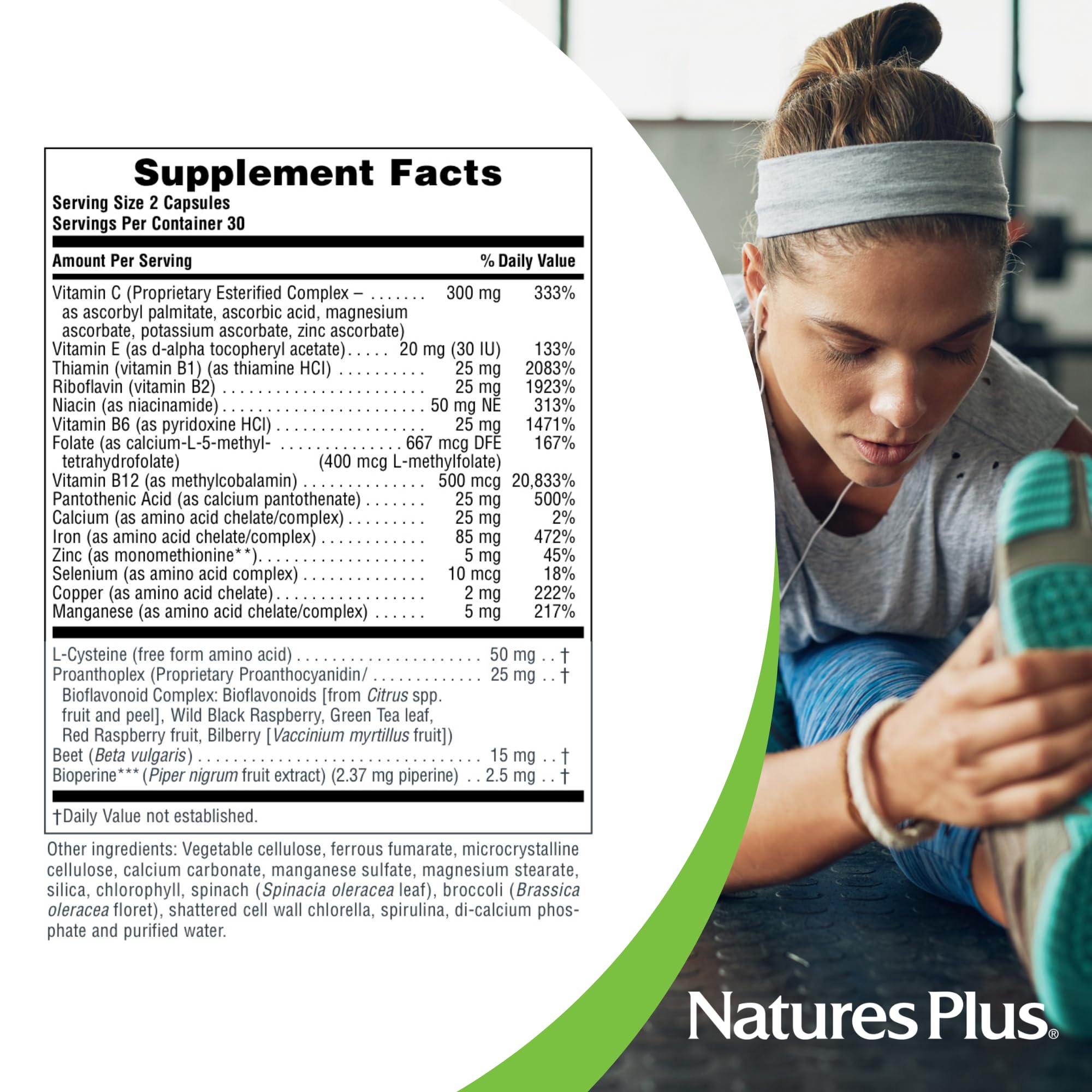 Three-pack box of NaturesPlus Hema-Plex Iron for family use.