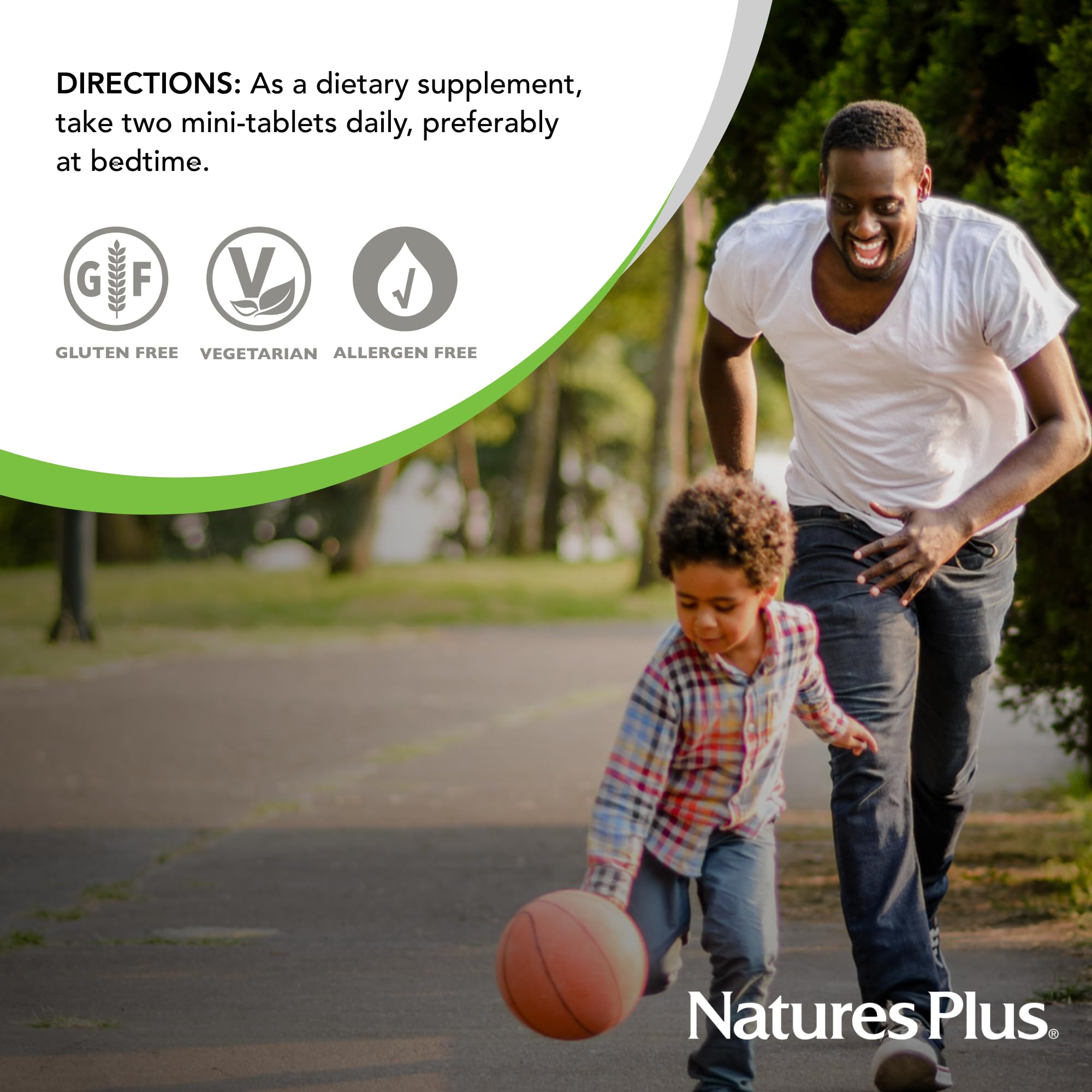 NaturesPlus Herbal Actives Red Yeast Rice icons for vegan and gluten-free compatibility.