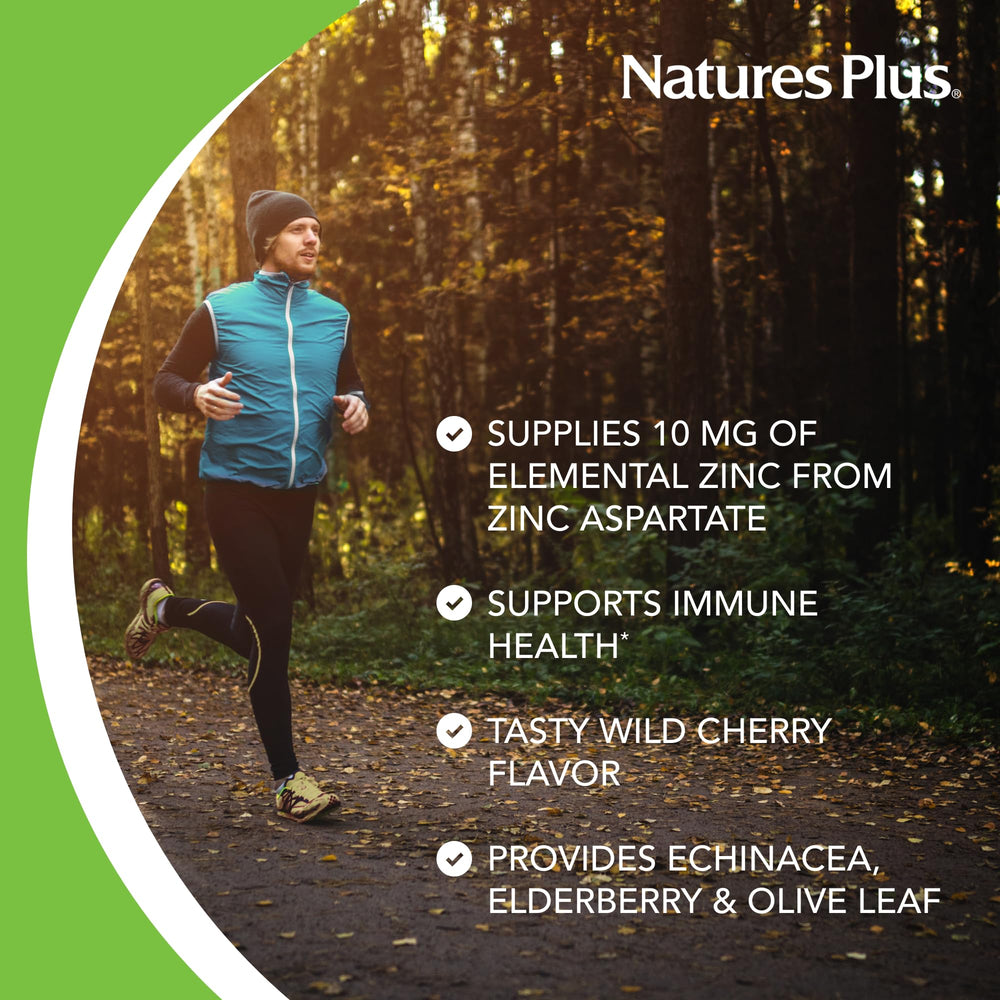 NaturesPlus ImmunActin botanicals elderberry and echinacea visual detail