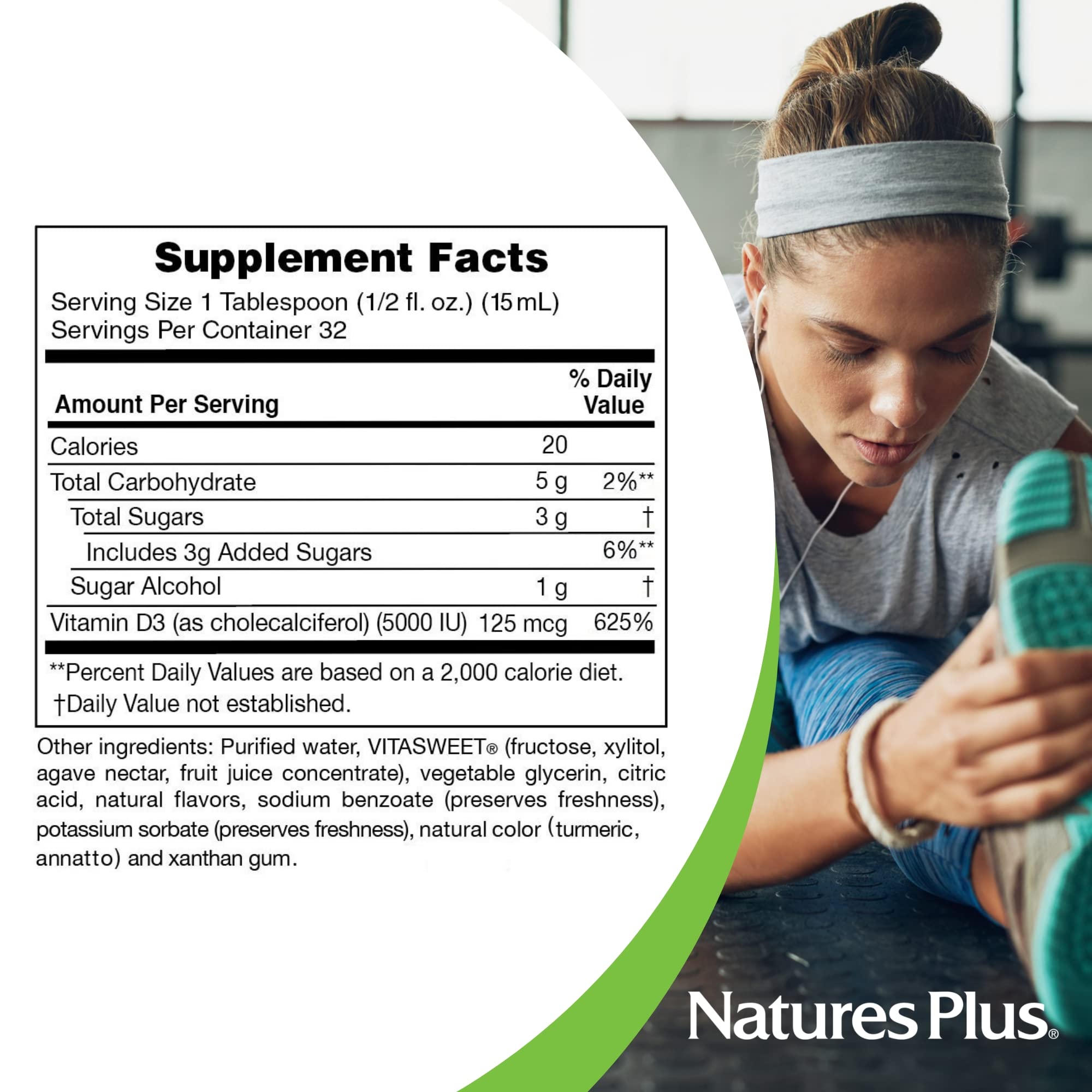 Eco-friendly packaging reduces waste for Nature'sPlus Vitamin D3