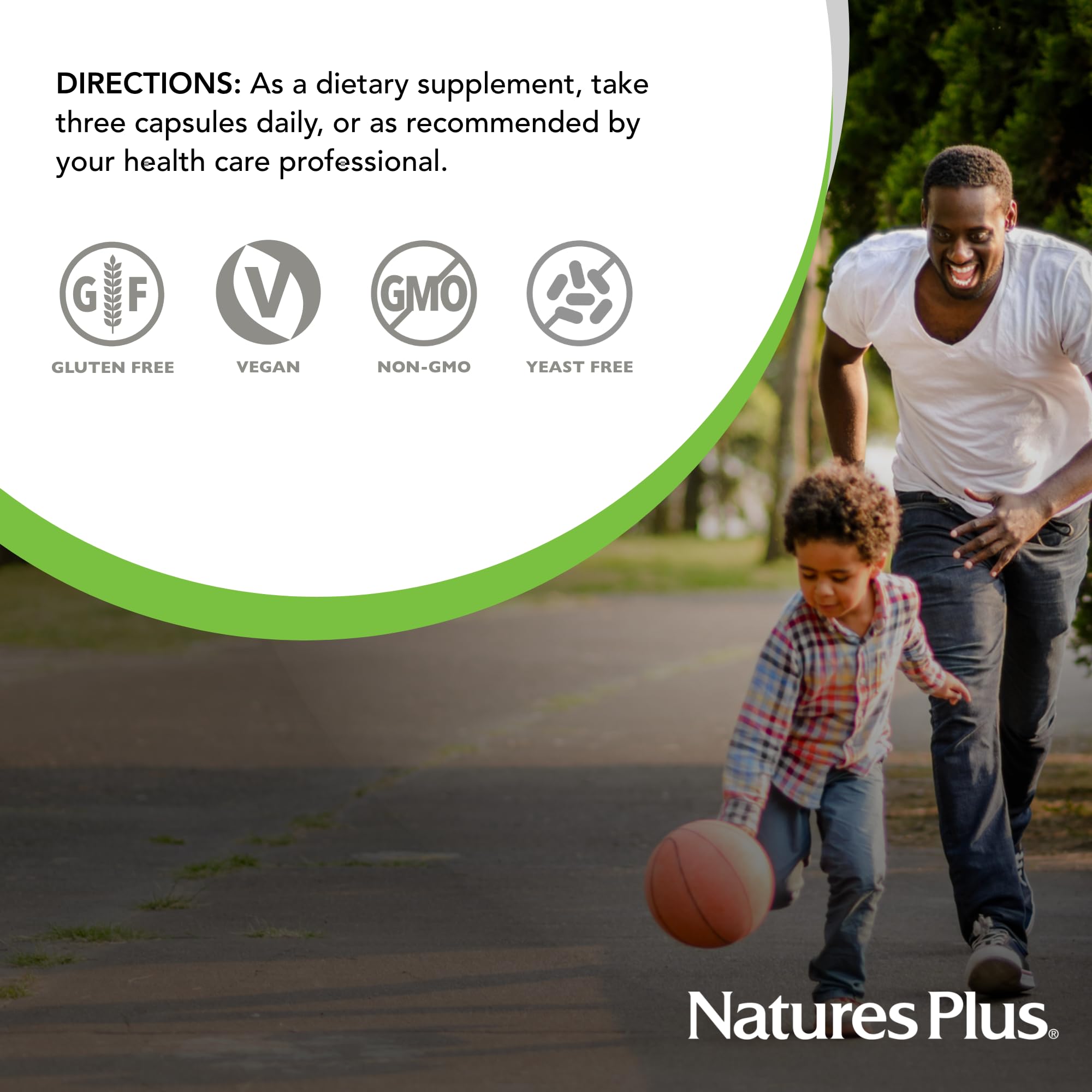 NaturesPlus KalmAssure packaging box highlighting convenient two-bottle value.