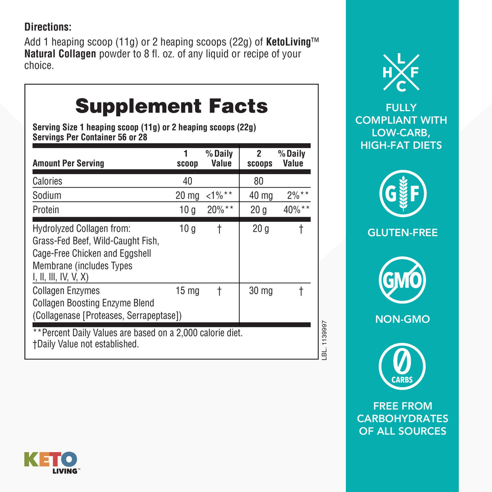 NaturesPlus Ketoliving powder mixing with water demonstrates versatile keto shake