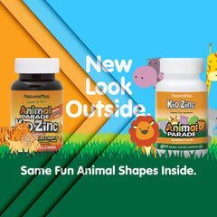 Close-up of animal-shaped KidZinc lozenges offering a kid-friendly zinc boost.