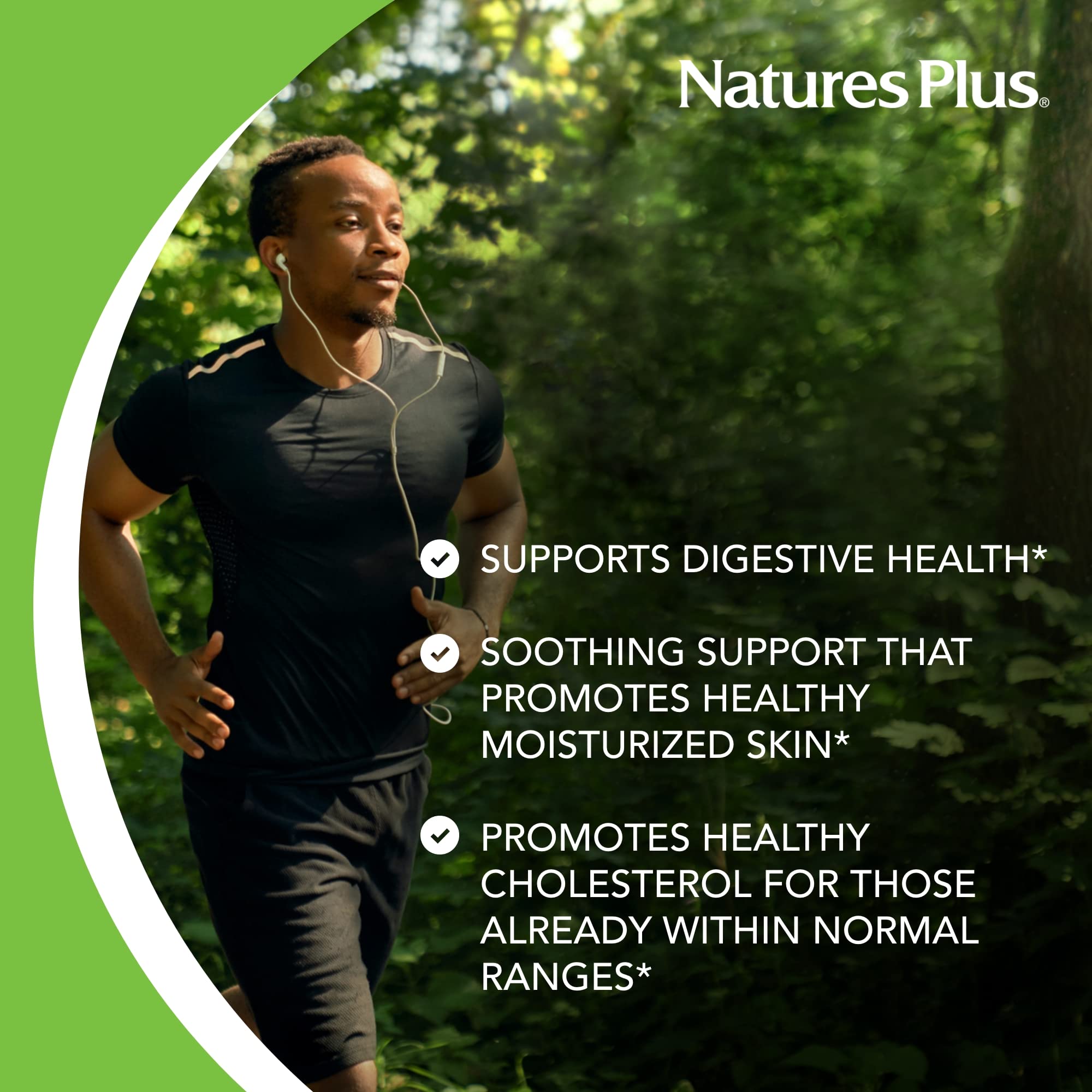 Gluten-free label visible on NaturesPlus Lecithin bottle