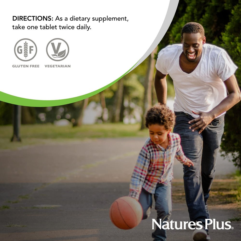 NaturesPlus Magnesium supports muscle recovery after workouts, shown in action.