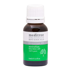 Nature'sPlus Meditree Tea Tree Oil bottle cap close-up, ideal for natural skin cleansing.