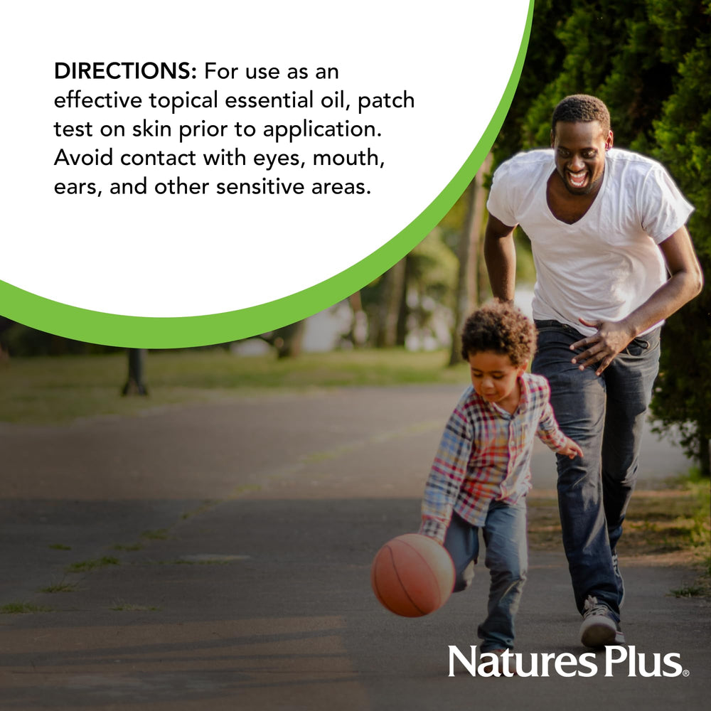 Nature'sPlus Meditree Tea Tree Oil for skin care, bottle and dropper ready for use.