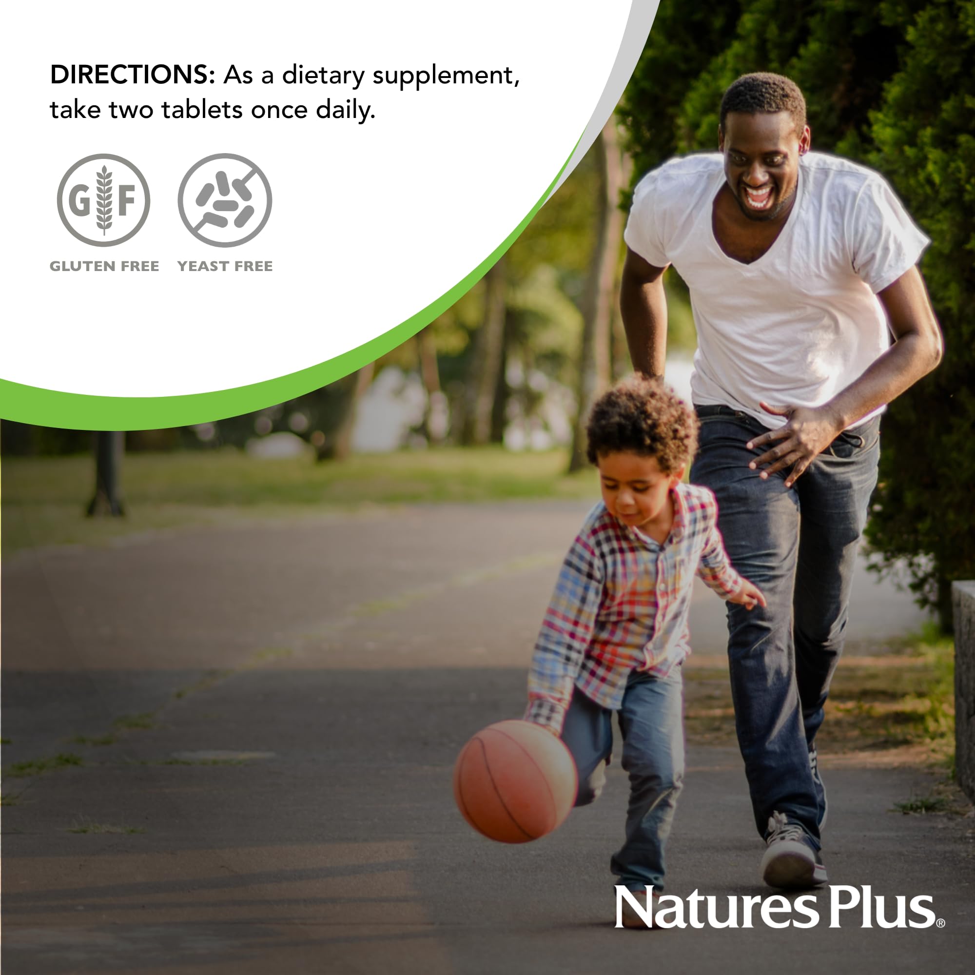 NaturesPlus Ultra Hair Plus tablets ready for daily routine and hair wellness.
