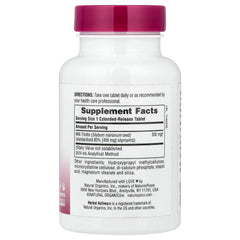 NaturesPlus Milk Thistle 80% silymarin 500mg tablets highlighting potential daily use.
