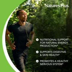 NaturesPlus Niacin bottle with packaging design and logo