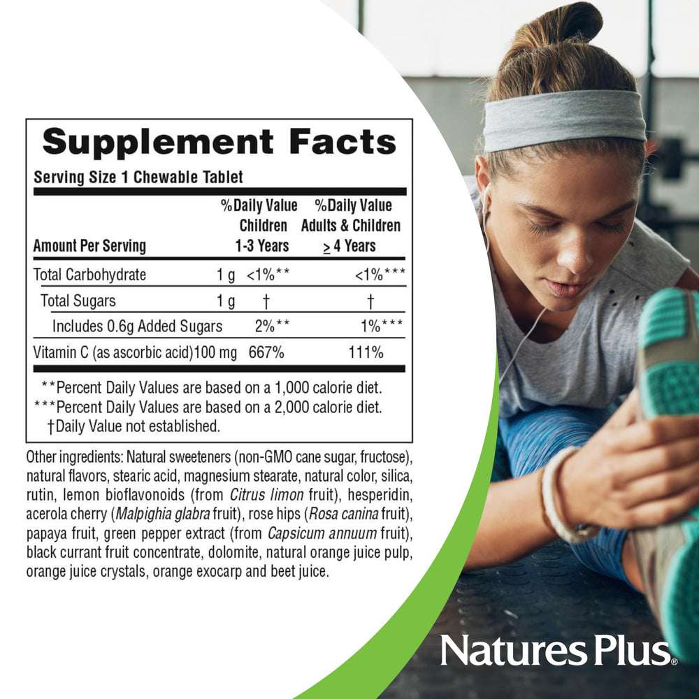 NaturesPlus Orange Juice Jr. kids chewables pack ideal for daily routines.