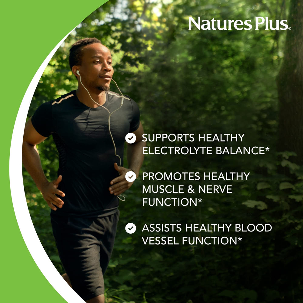 Nature’s Plus potassium 99 mg vegetarian friendly tablet image