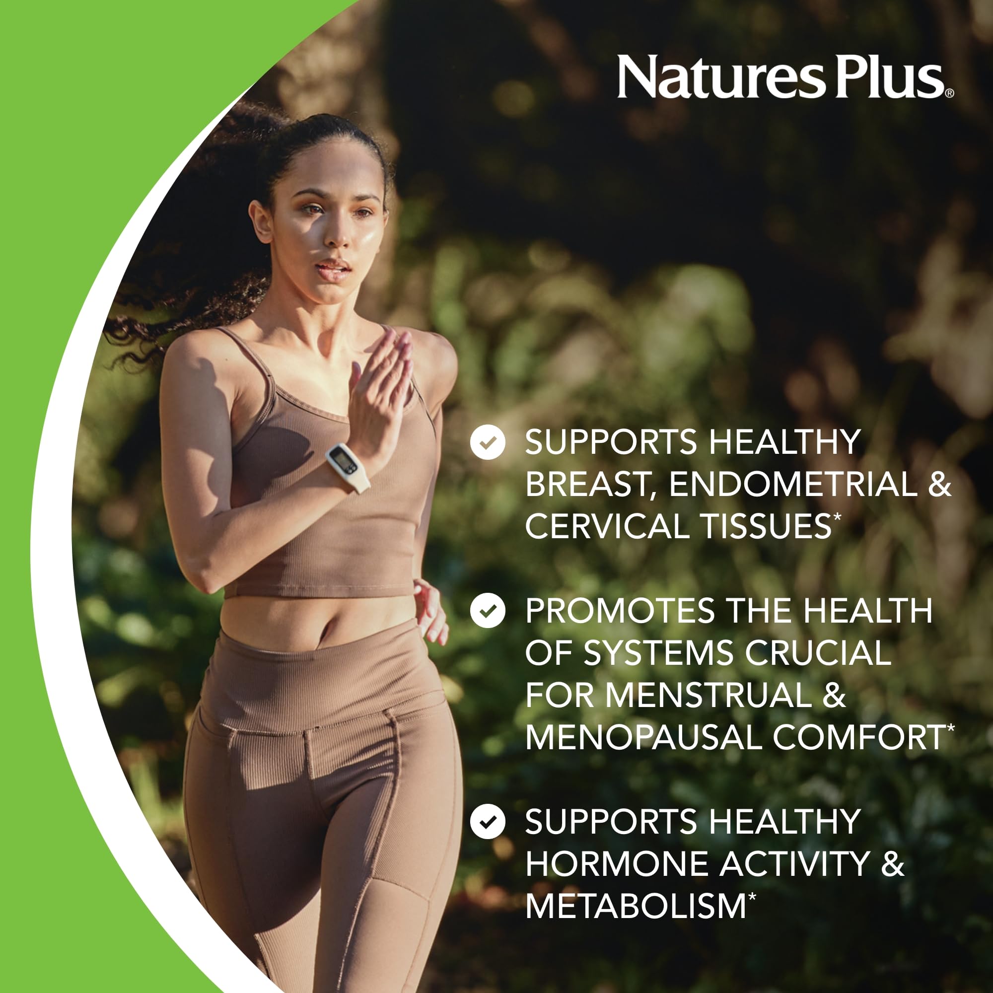 NaturesPlus PRO DIM 200 mg label highlights non-GMO and gluten-free ingredients.