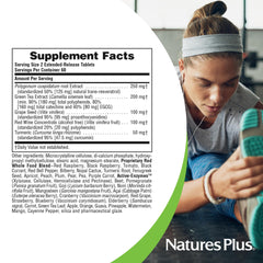 Bottle side label detail shows Herbal Actives branding and ingredient highlights