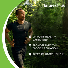 NaturesPlus Rutin 500mg gluten-free icon beside bottle as a gluten-free option