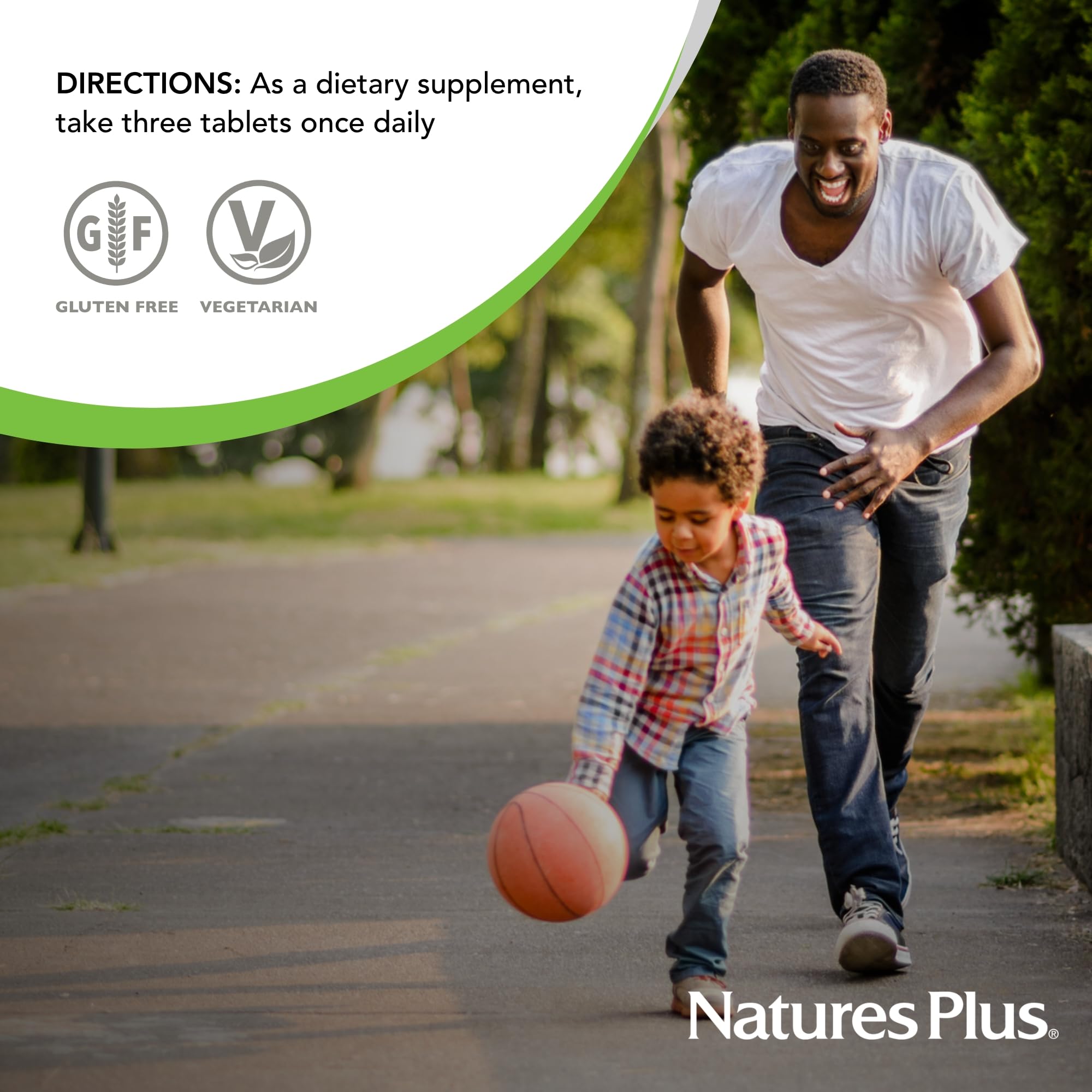 NaturesPlus Source of Life packaging variation indicates new look.