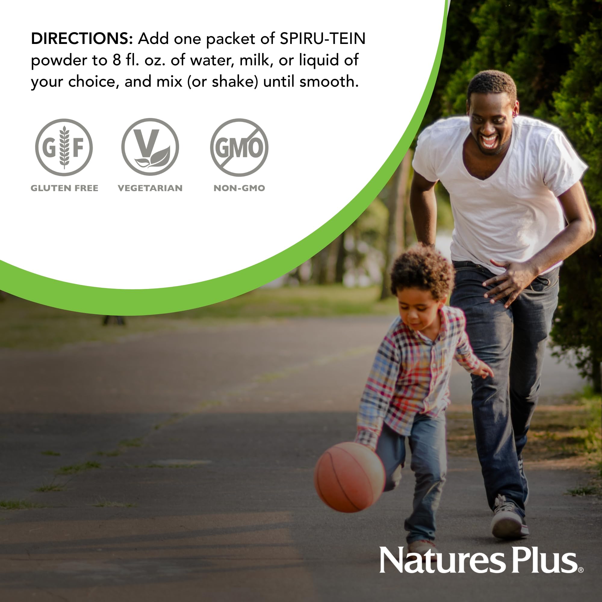 NaturesPlus Source of Life Energy Shake ingredients bowls display natural concentrates.