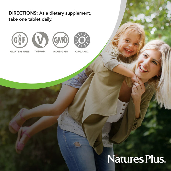 NaturesPlus Source of Life Garden eco-packaging reduces waste.