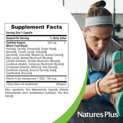 NaturesPlus Source of Life Garden vegan capsules emphasize allergen-free nutrition.