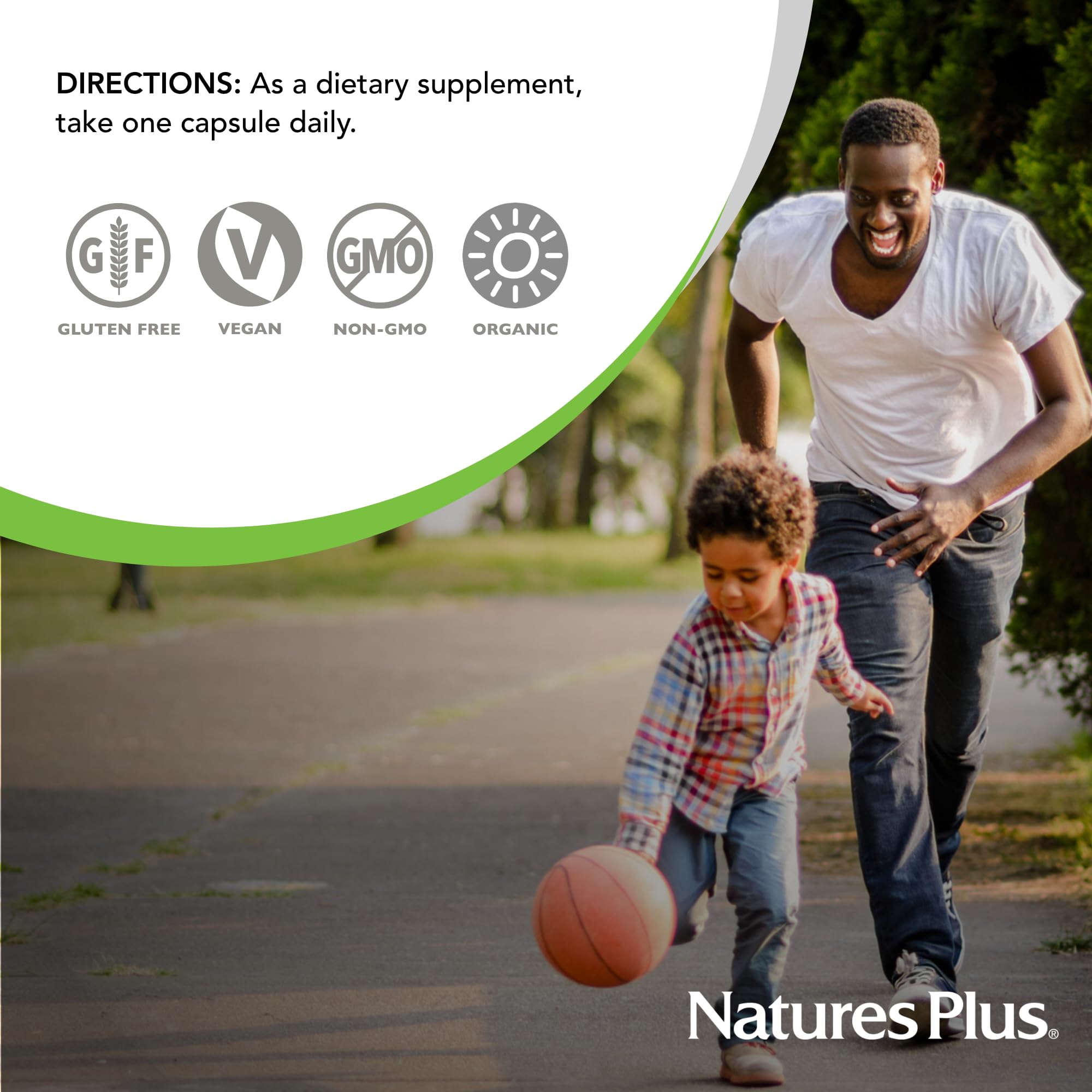 NaturesPlus Source of Life Garden Vitamin K2-60 in packaging inspires daily wellness.