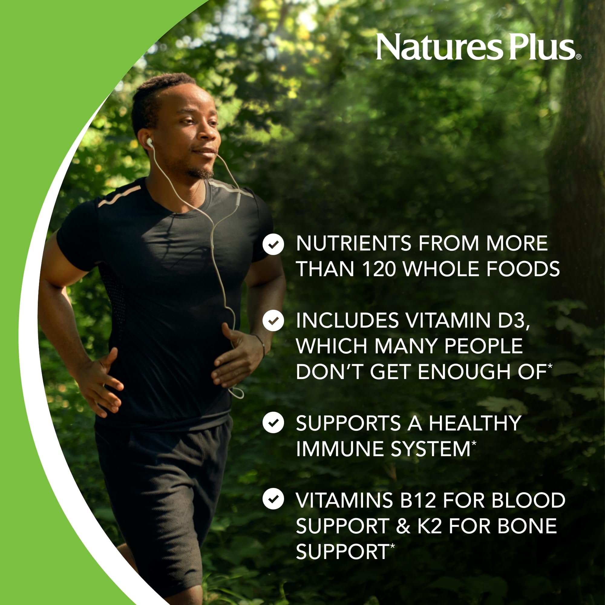 NaturesPlus Source of Life Gold Energy Shake shaken with ice in a glass for a flavorful shake.