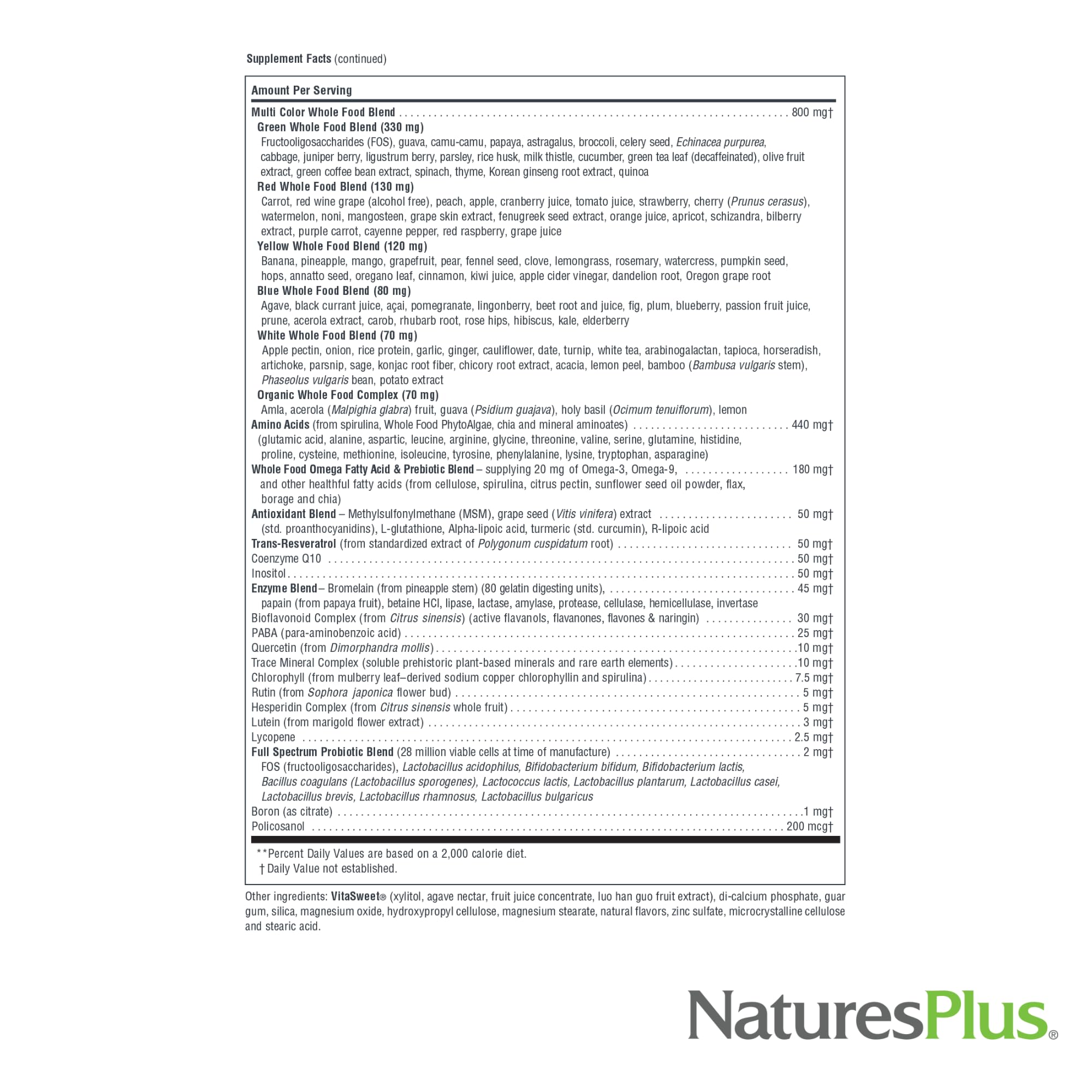 NaturesPlus Source of Life Gold gluten-free badge appeals to sensitive diets.