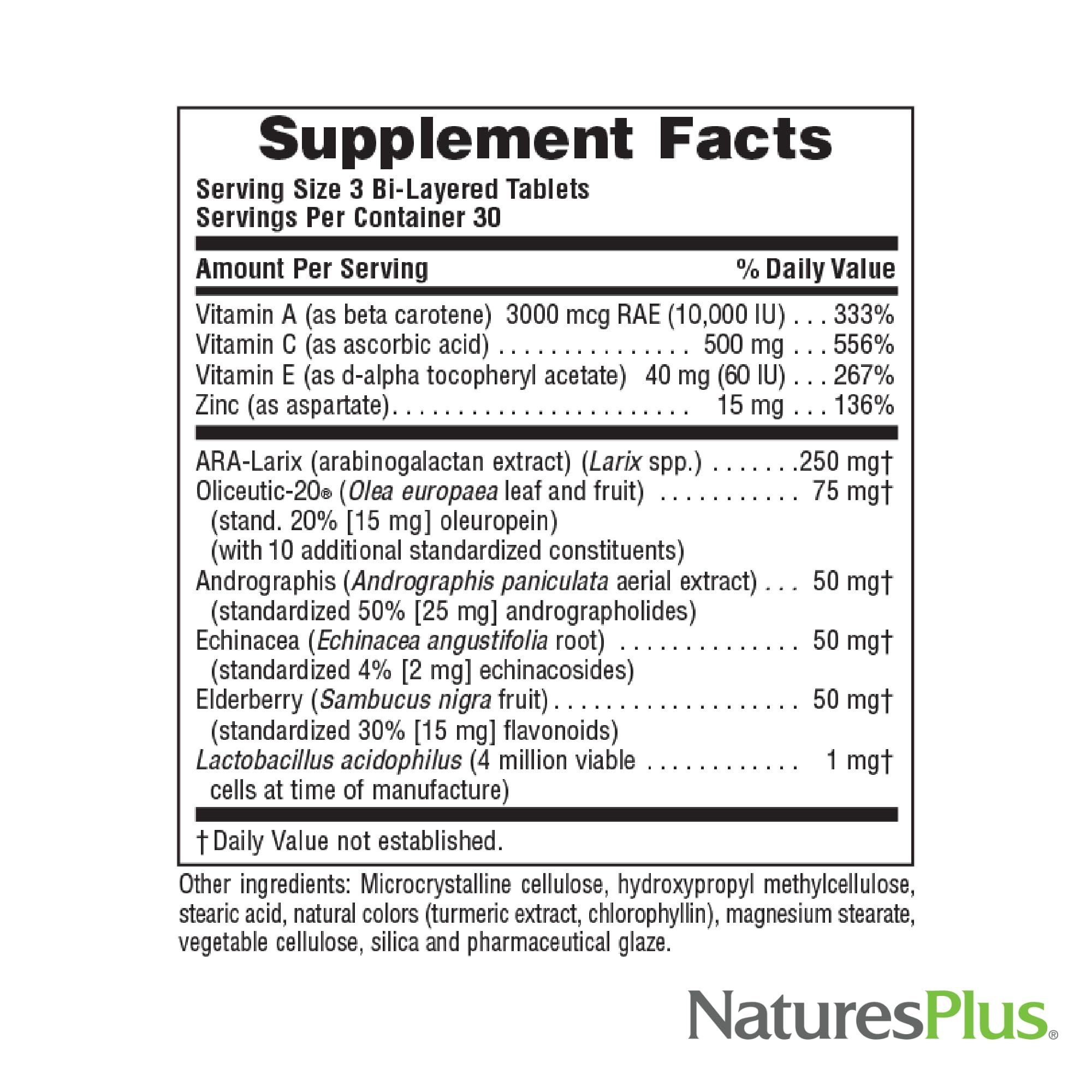 Serving with 4 million probiotic acidophilus cells for digestion support