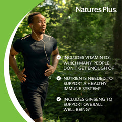 NaturesPlus Source of Life Liquid measuring spoon indicating a serving.