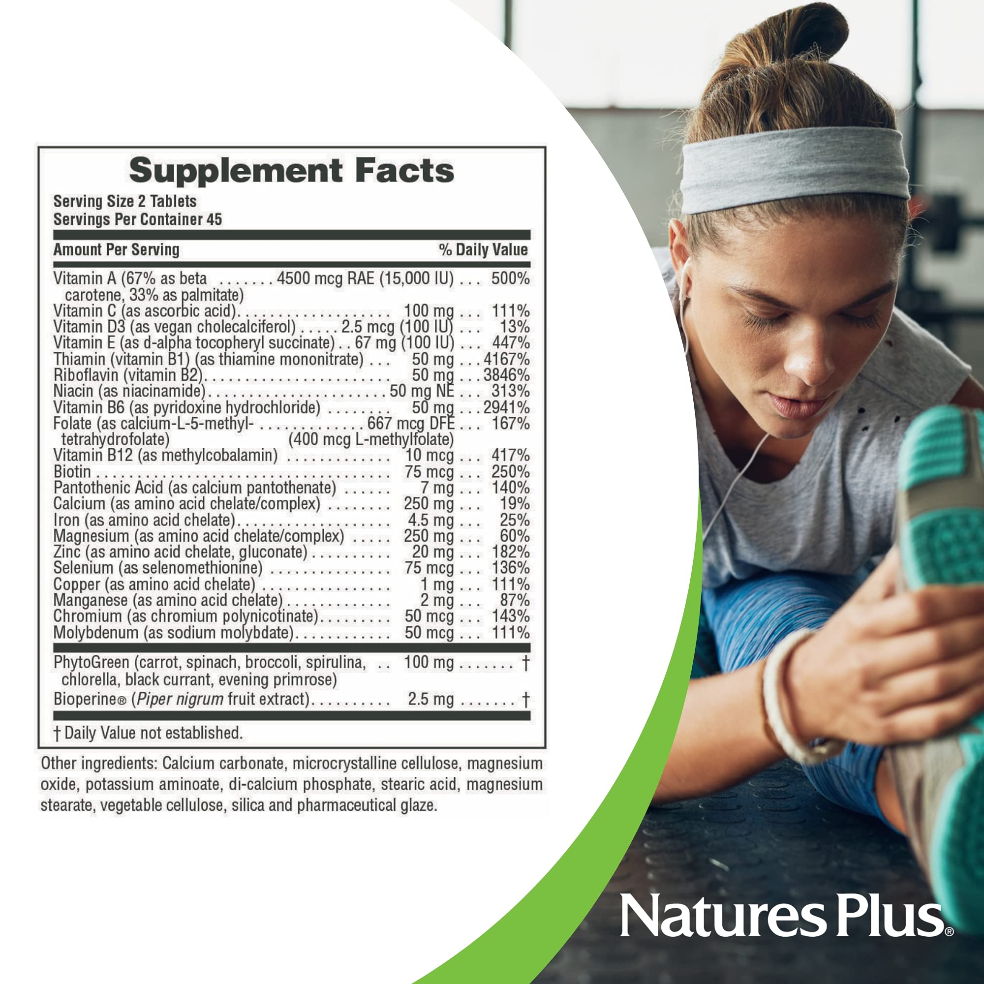 Gluten-free icon beside Power Teen bottle underscoring allergy-conscious formulation