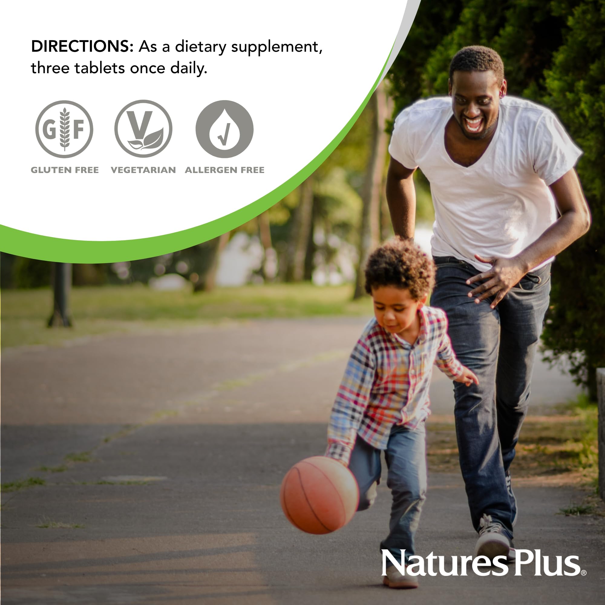 NaturesPlus Source of Life Prenatal bottle on a clean countertop ready for use.