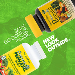 NaturesPlus Source of Life Prenatal tablets in a bottle for daily prenatal nutrition.