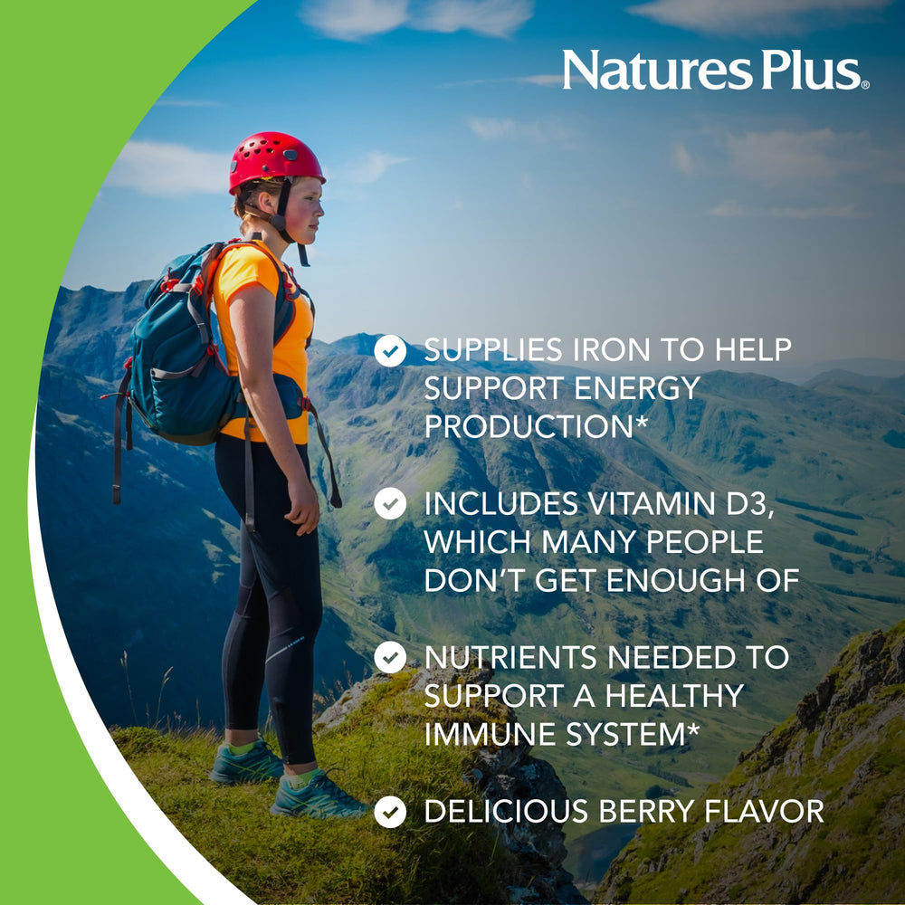 NaturesPlus Source of Life Women bottle label front showing key nutrients
