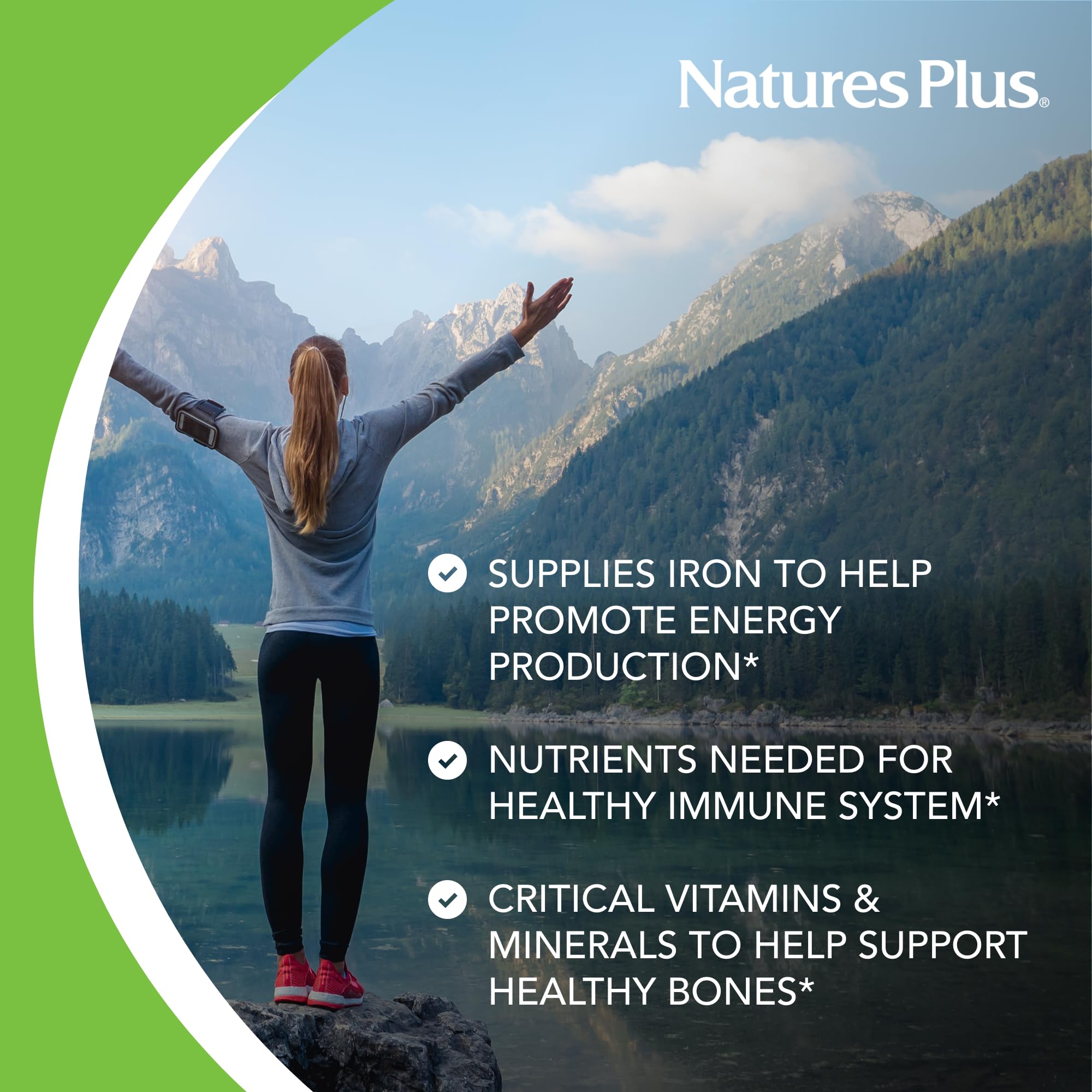 NaturesPlus Source of Life Women packaging highlights eco-friendly design