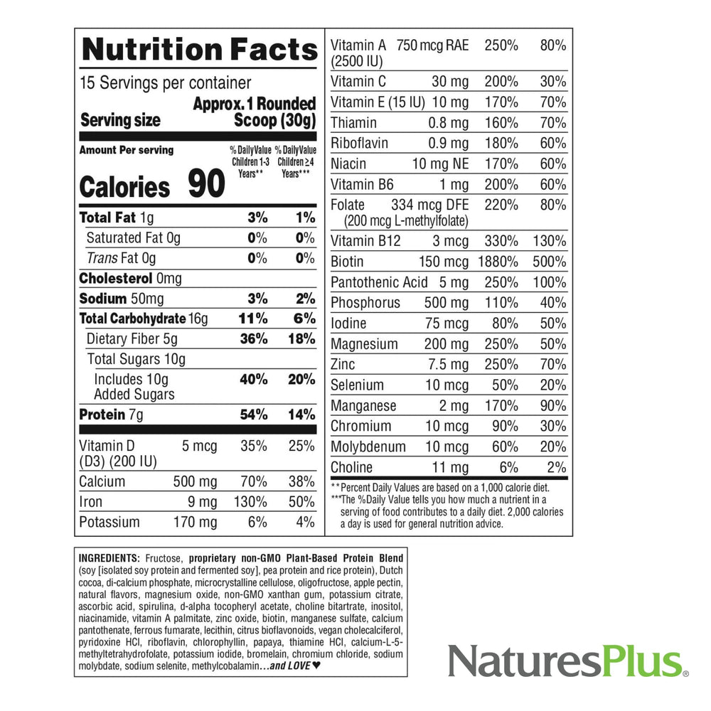 SPIRU-TEIN Junior chocolate mixed with milk to a smooth shake.