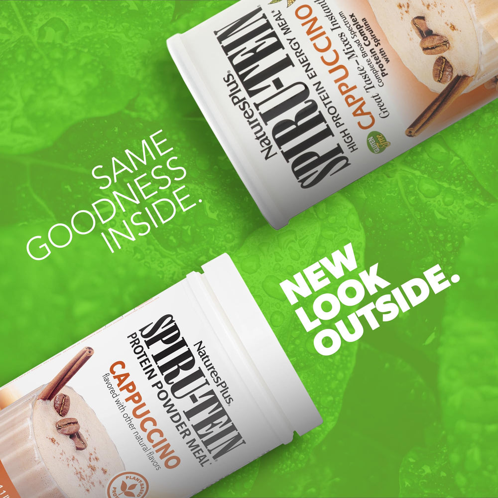 Smooth cappuccino shake poured into a glass for a quick meal replacement.
