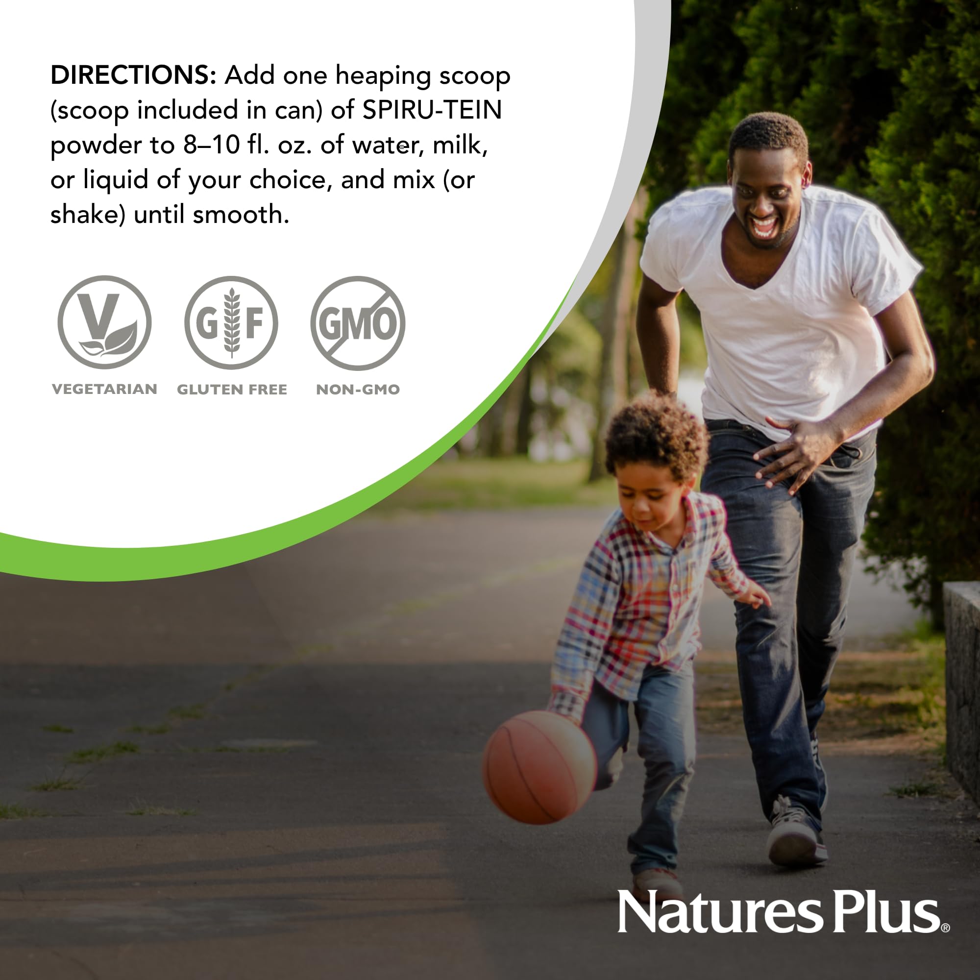 Label shows vitamins and minerals supporting daily nutrition.