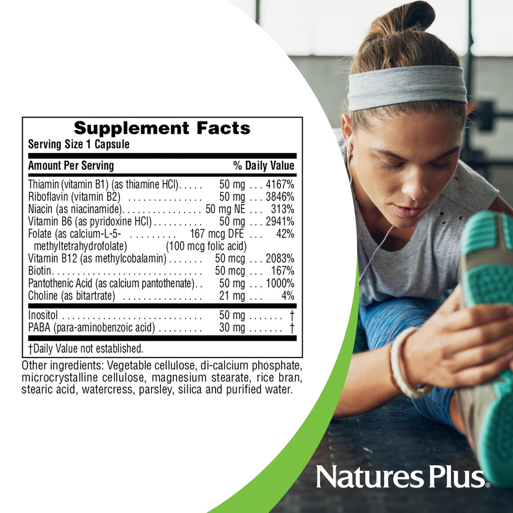 NaturesPlus Super B50-60 fortified rice bran base with greens.