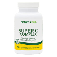 NaturesPlus Super C Complex bottle for daily high-potency vitamin C support.
