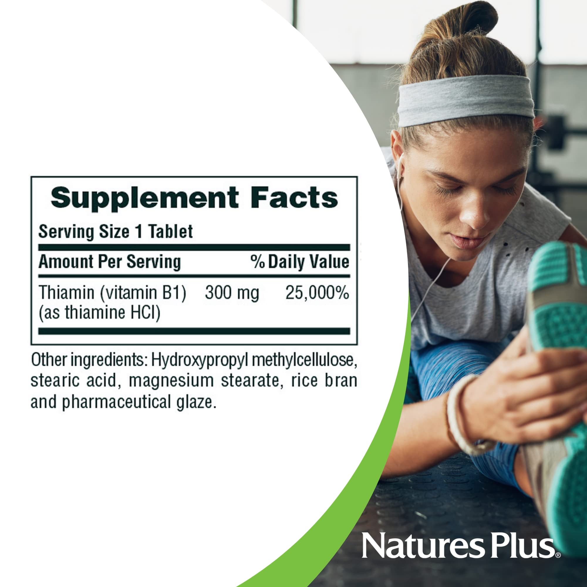 NaturesPlus tablets stacked to show a vegetarian-friendly supplement