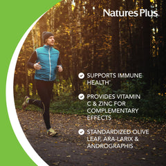 NaturesPlus Tri Immune arabinogalactans detail shows plant-based immune-supporting fibers.