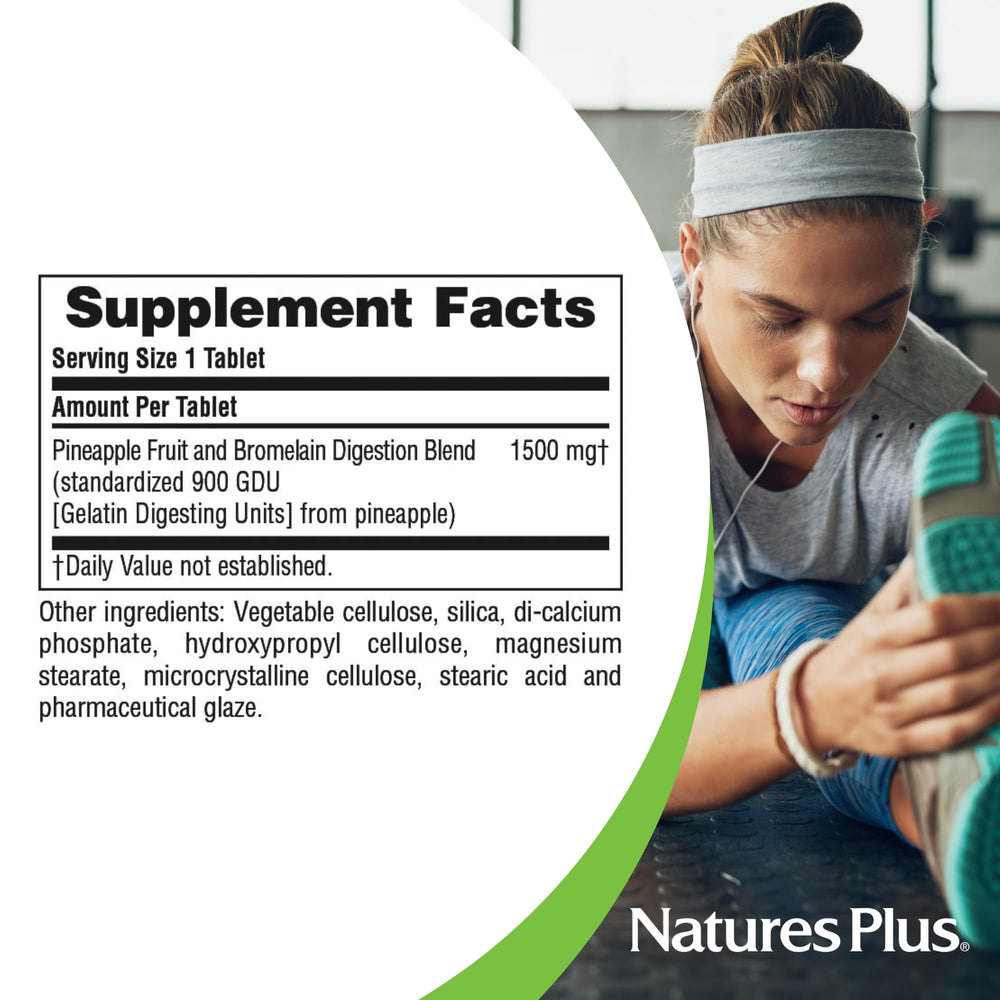 Bromelain is derived from pineapple for a natural enzyme option.