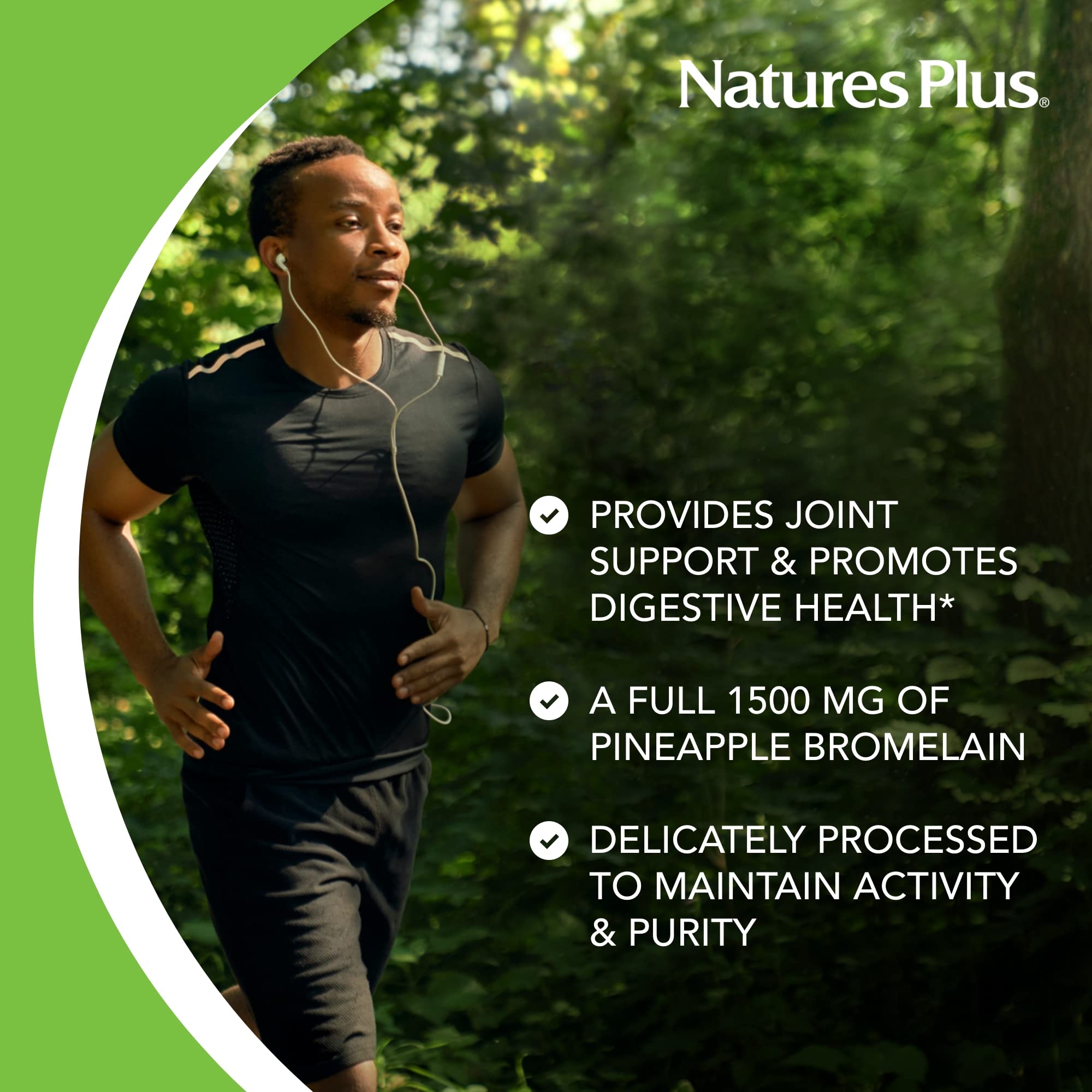 NaturesPlus Ultra Bromelain from pineapple source for digestion