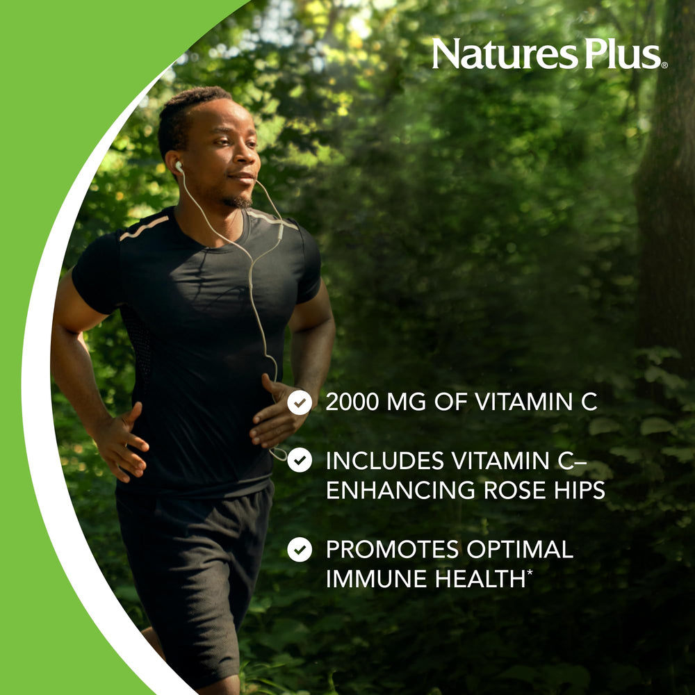 NaturesPlus Ultra-C label detail during packaging transition.